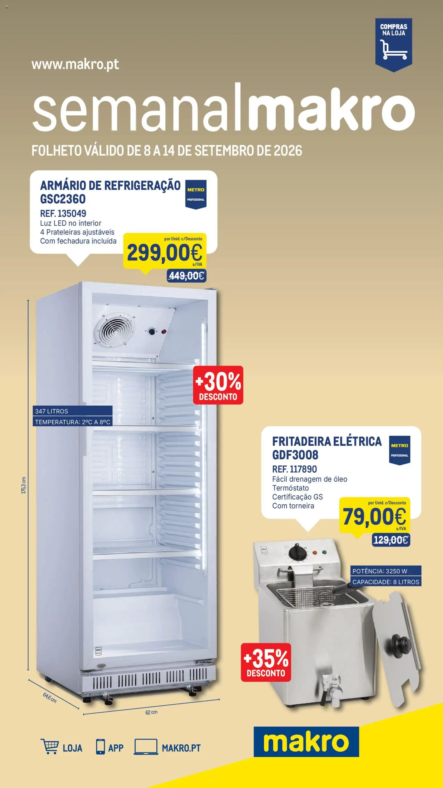 Pré-visualização do folheto da loja Makro válida a partir de 08/09/2026
