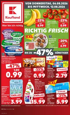 Vorschau von dem Prospekt des Geschäftes Kaufland, gültig ab dem 06.08.2026