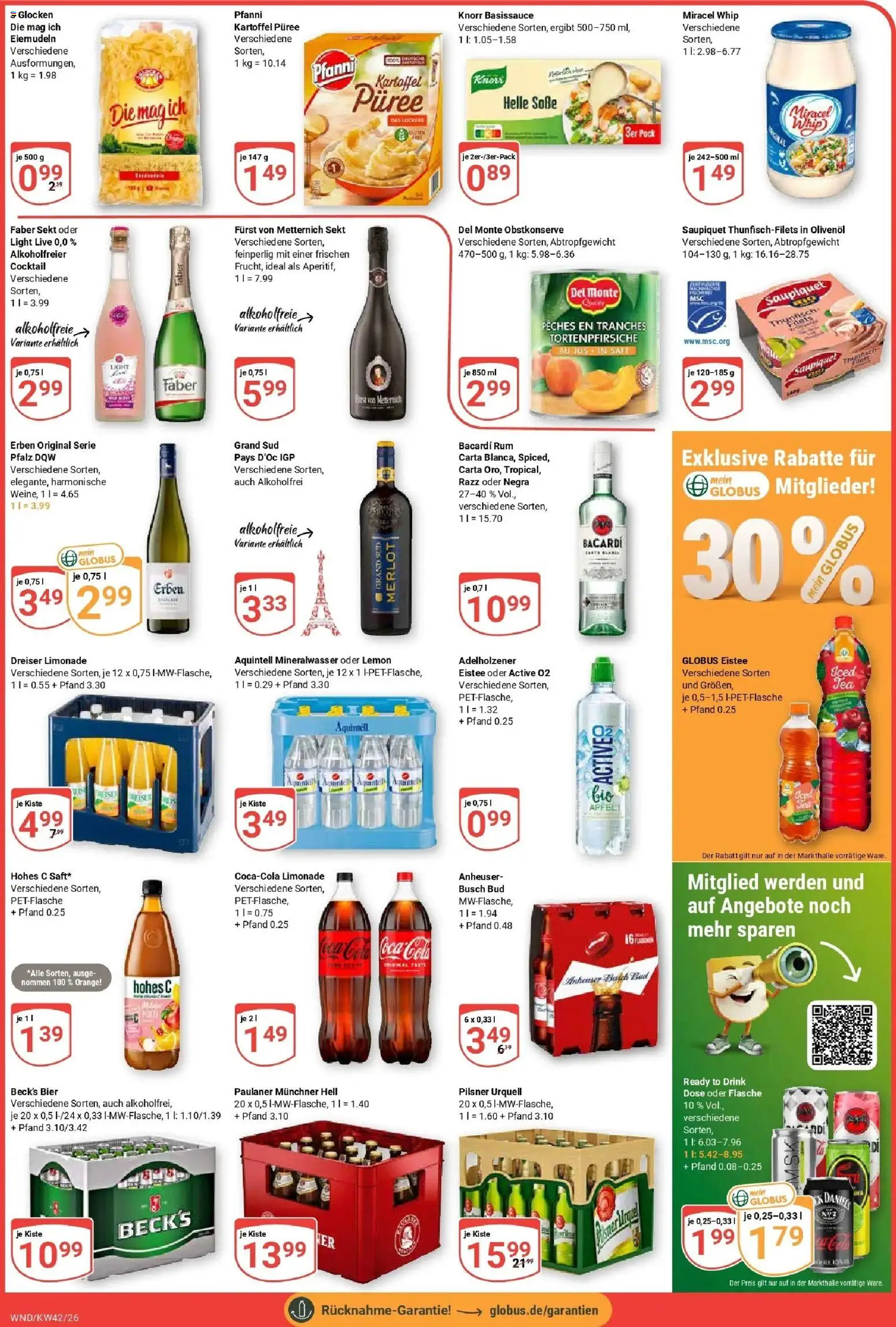 Vorschau von dem Prospekt des Geschäftes Globus, gültig ab dem 12.10.2026