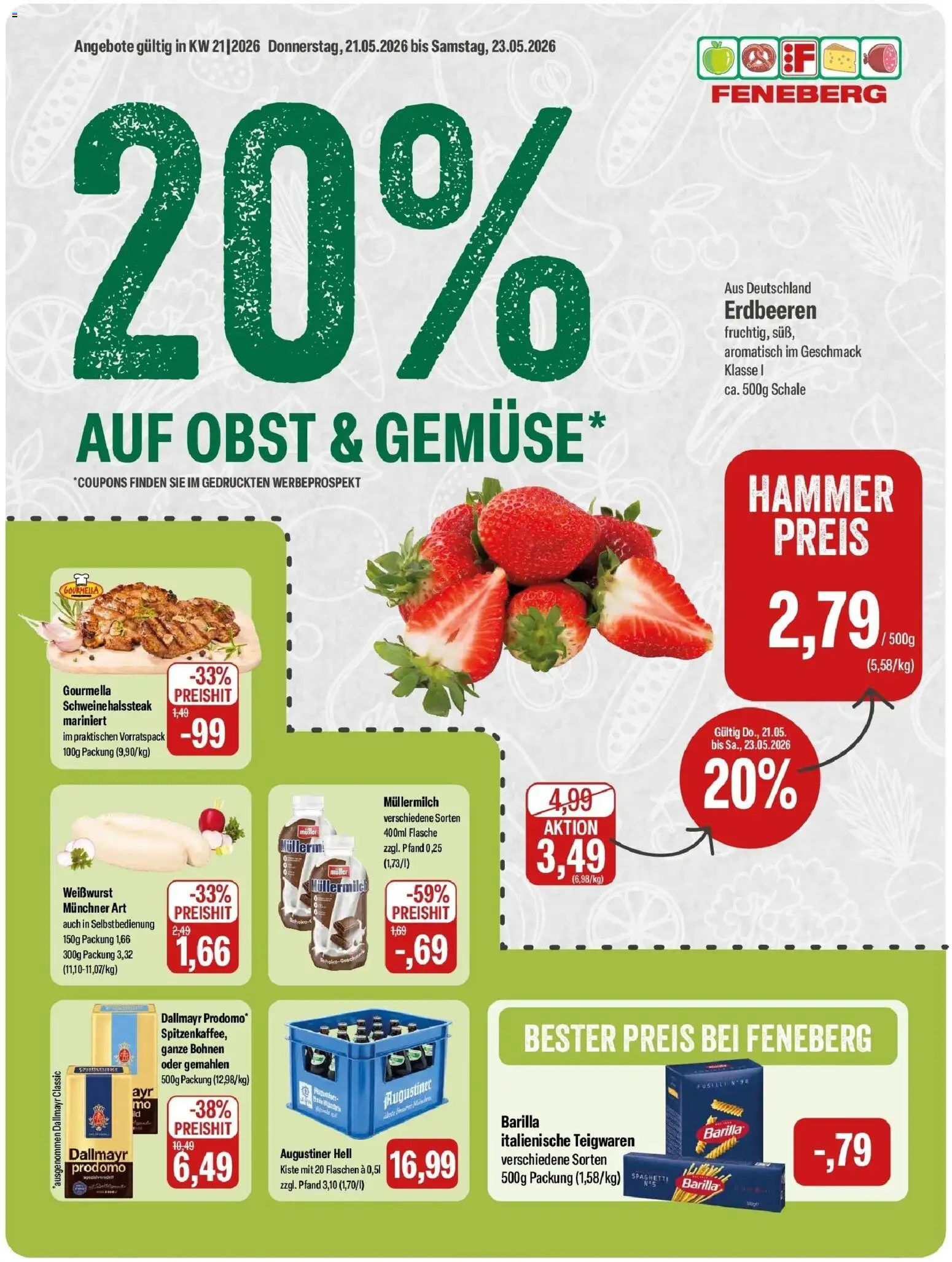 Vorschau von dem Prospekt des Geschäftes Feneberg, gültig ab dem 21.05.2026