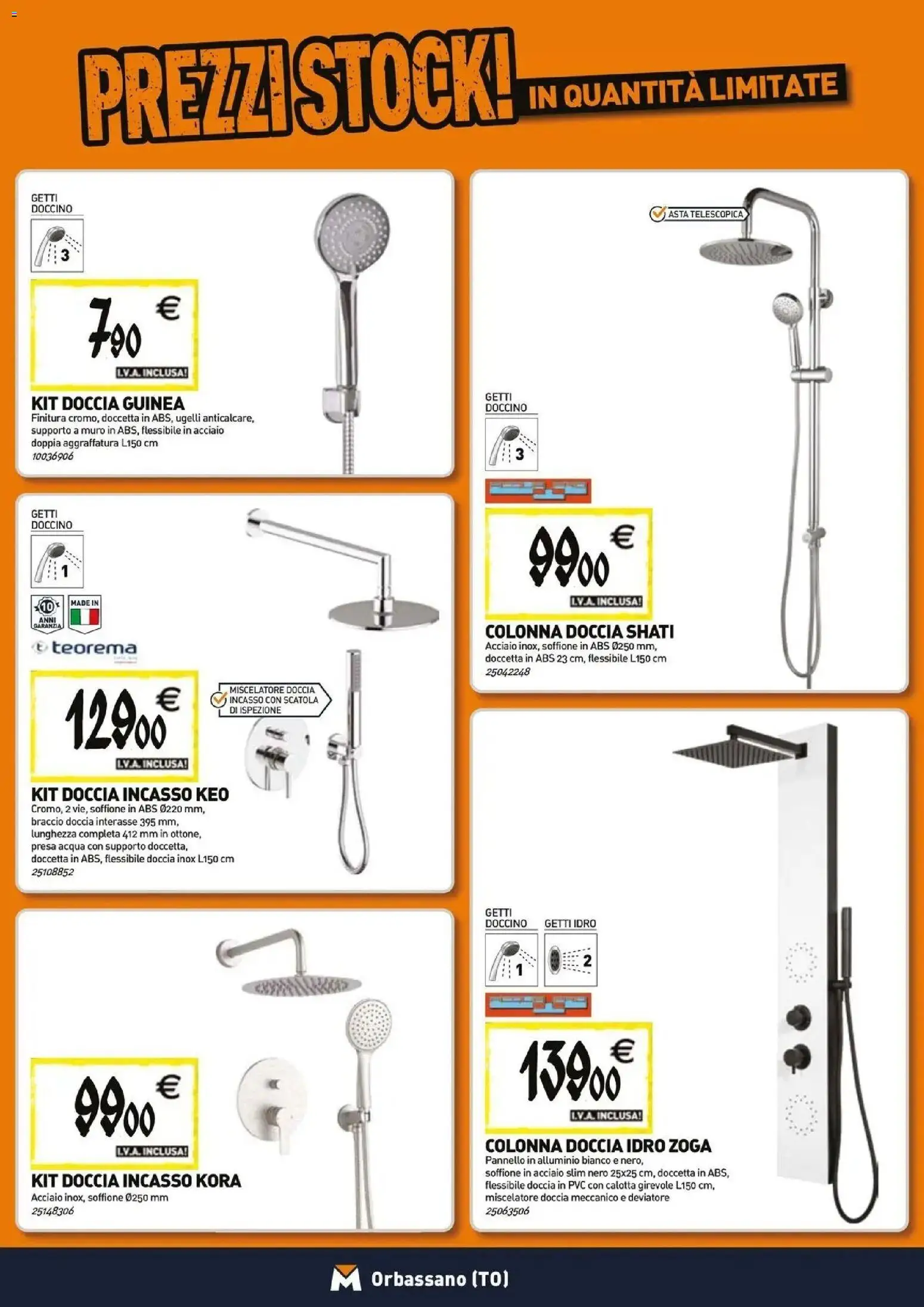 Anteprima dell'opuscolo TECNOMAT catalogo Orbassano dal negozio TECNOMAT valido da 29/10/2026