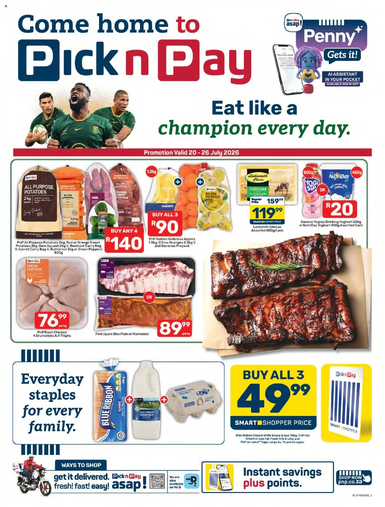 Preview of Pick n Pay flyer valid from 20/07/2026