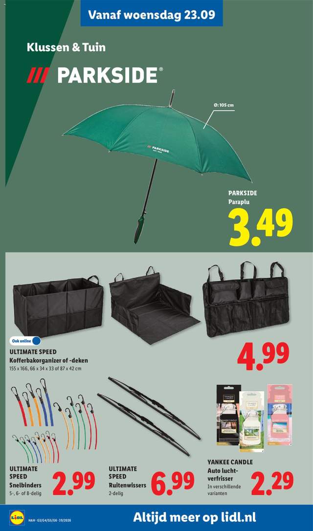 Nieuwe Lidl folder vanaf 21-09