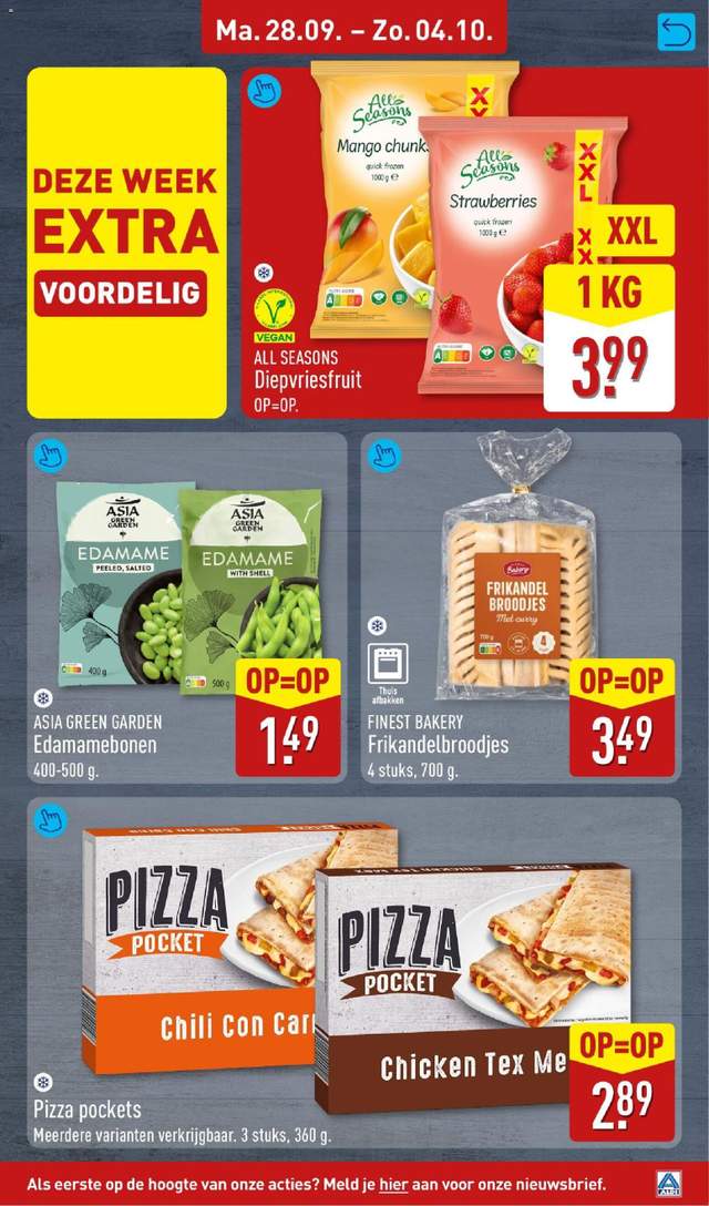 Nieuwe Aldi folder vanaf 28-09