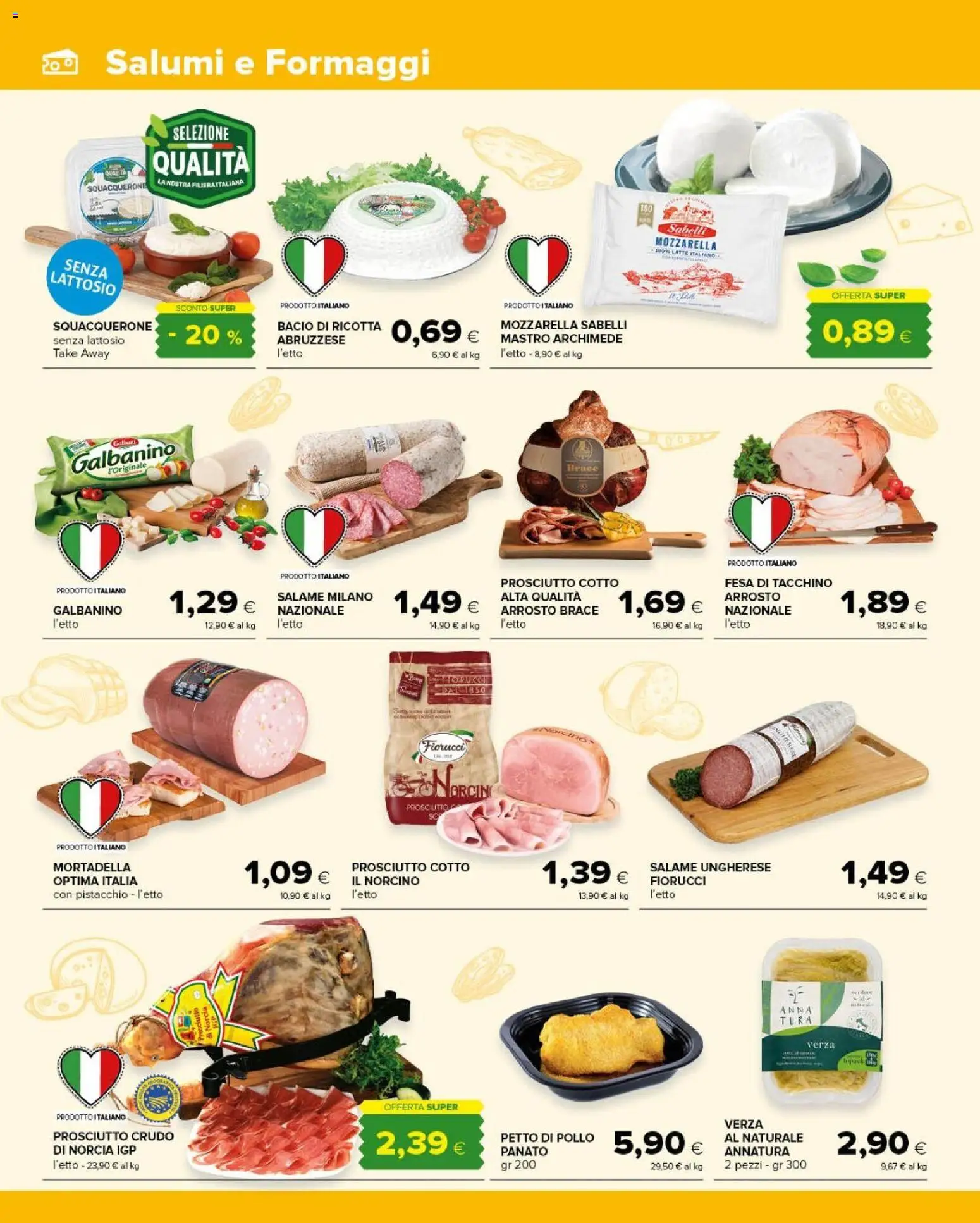 Anteprima dell'opuscolo Tigre volantino Amico Prezzi Super dal negozio Tigre valido da 14/10/2026 - Latte, Tacchino, Mortadella, Petto di Pollo, Pistacchio, Salame, Arrosto, Senza lattosio