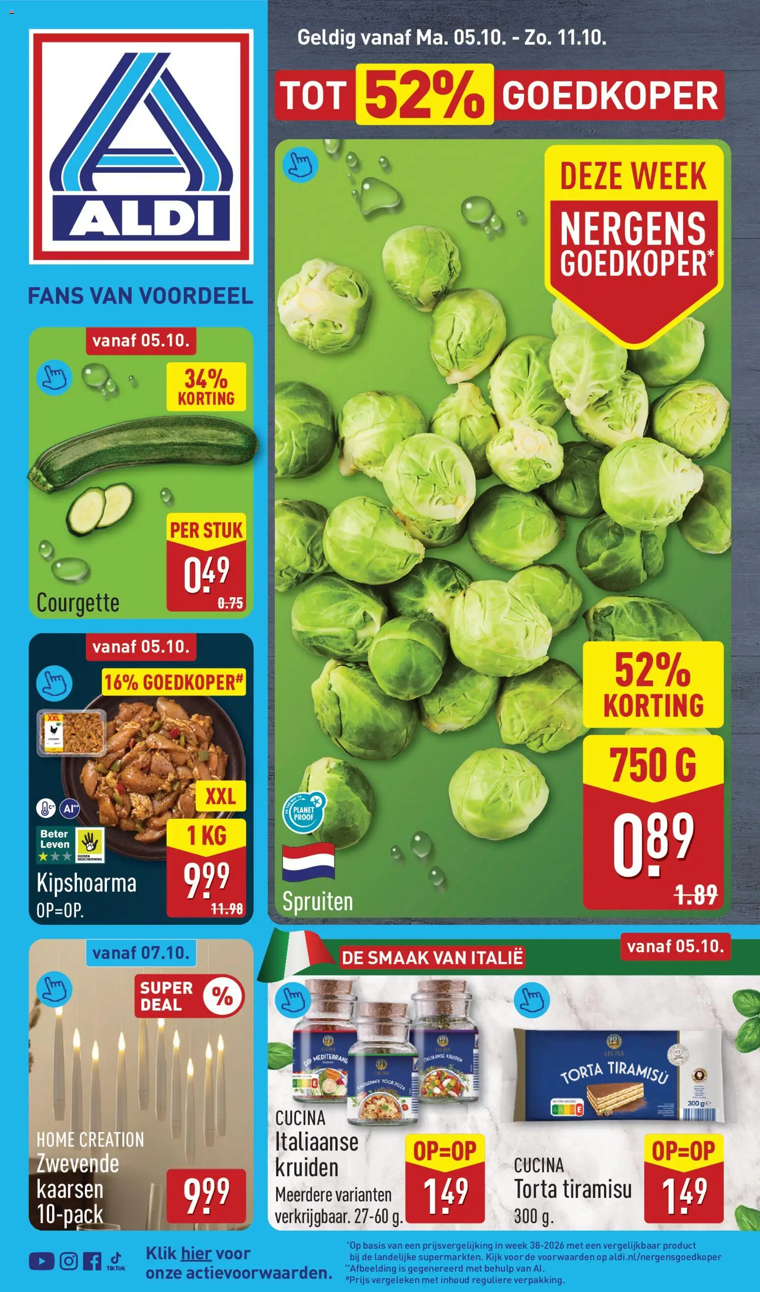 Voorbeeld van Aldi folder van winkel Aldi geldig vanaf 05-10-2026
