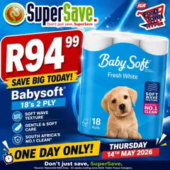 Preview of Super Save flyer valid from 14/05/2026