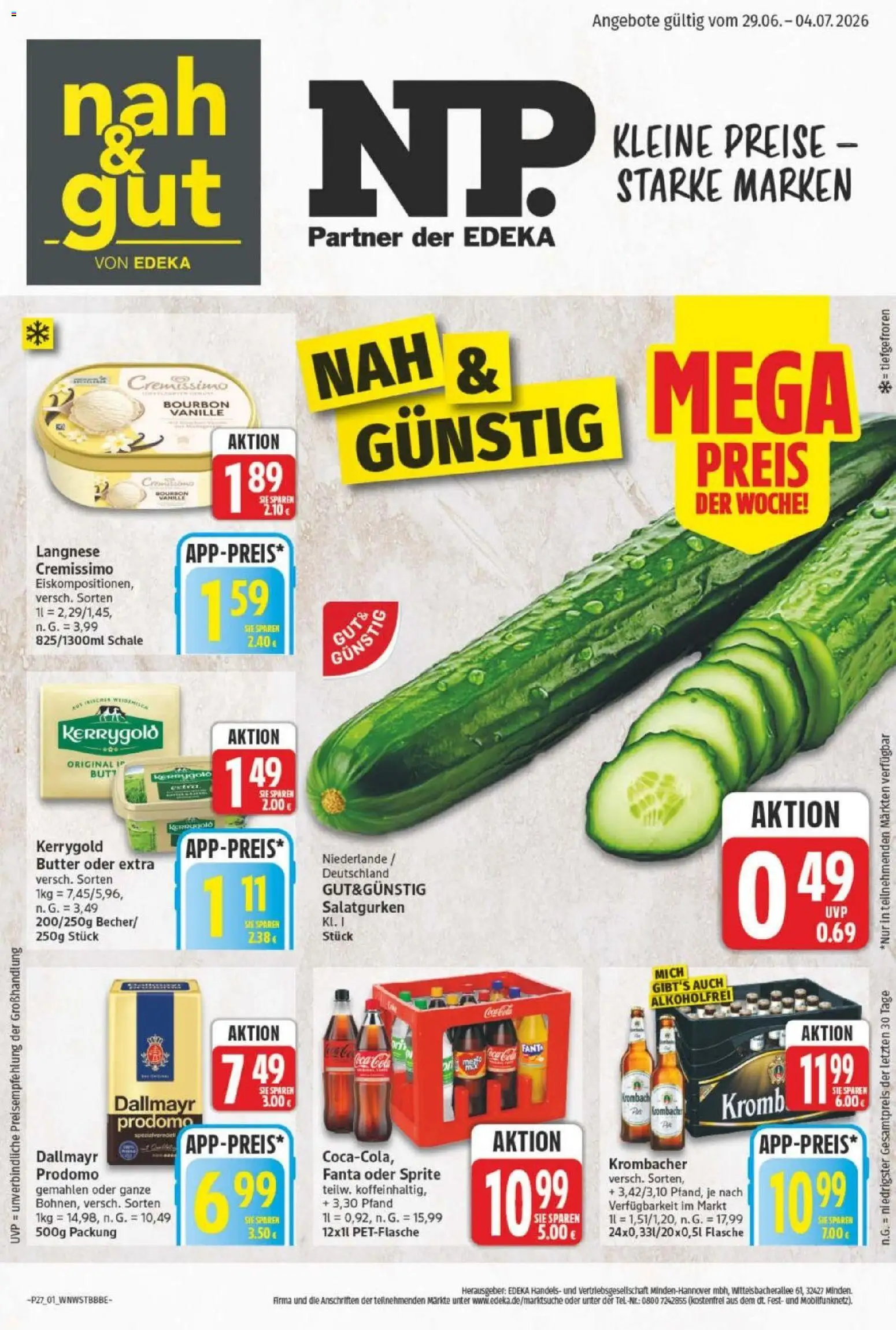 Vorschau von dem Prospekt des Geschäftes NP Discount, gültig ab dem 29.06.2026