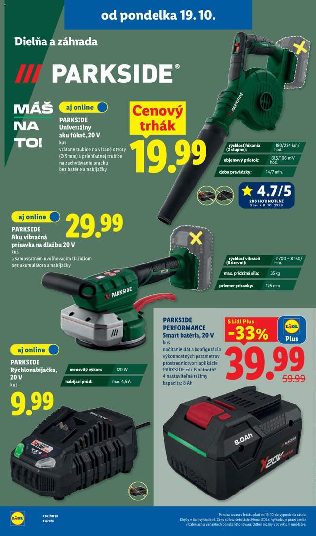 Nový Lidl leták od 19.10.