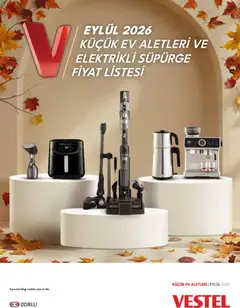 Vestel Vestel - Küçük Ev Aletleri 02.09.2026 - Broşürünün önizlemesi