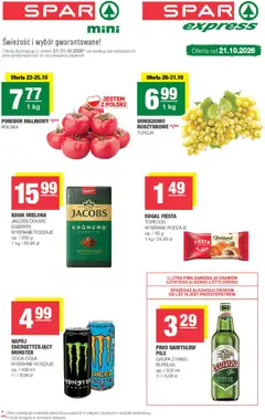 Pogląd gazetki "Spar gazetka - Mini" ze sklepu Spar ważnej od 21.10.2026