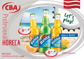 Náhľad CBA Komfos letáku platného od 04.05.2026