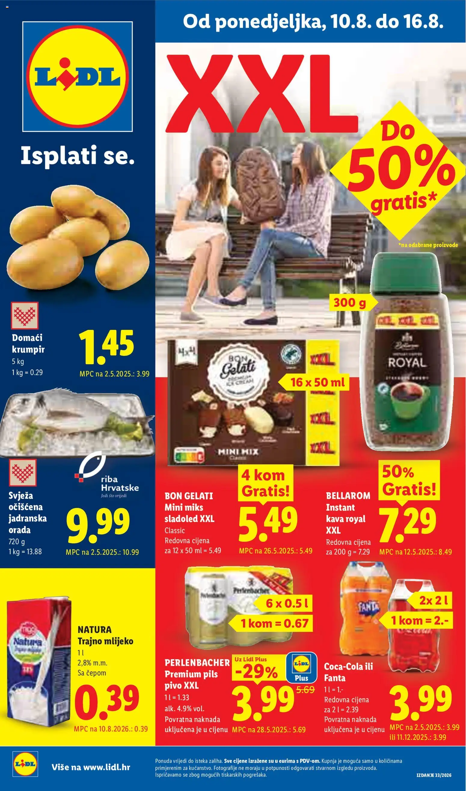 Pregled letka Lidl Katalog trgovine Lidl vrijedi od 10.08.2026