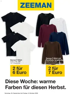 Vorschau von dem Prospekt des Geschäftes Zeeman, gültig ab dem 26.09.2026