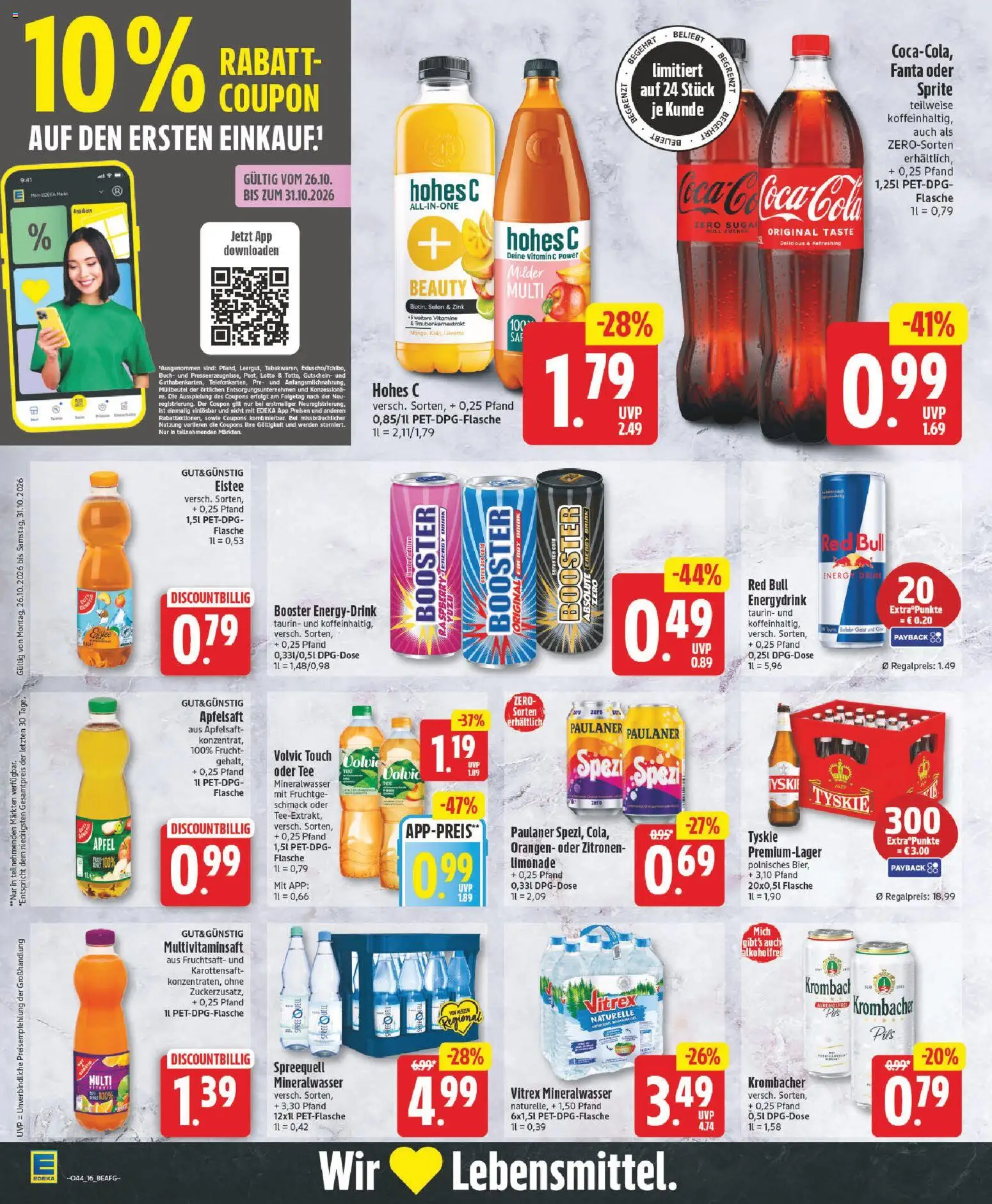 Vorschau von dem Prospekt des Geschäftes Edeka, gültig ab dem 26.10.2026