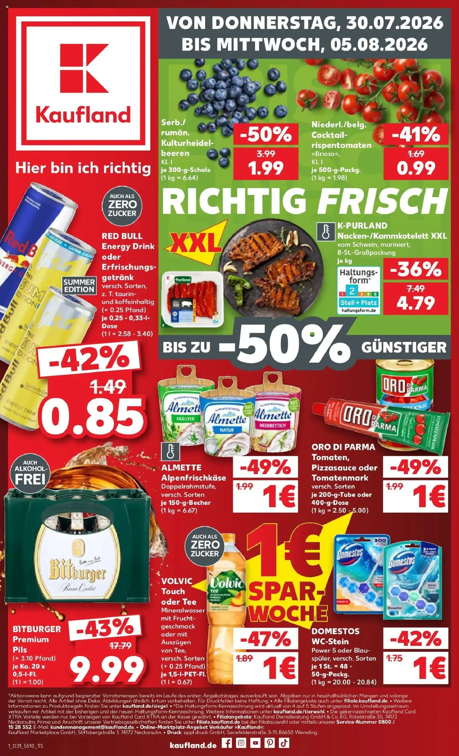 Vorschau von dem Prospekt des Geschäftes Kaufland, gültig ab dem 30.07.2026