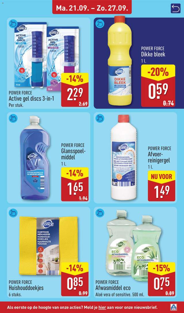 Nieuwe Aldi folder vanaf 21-09
