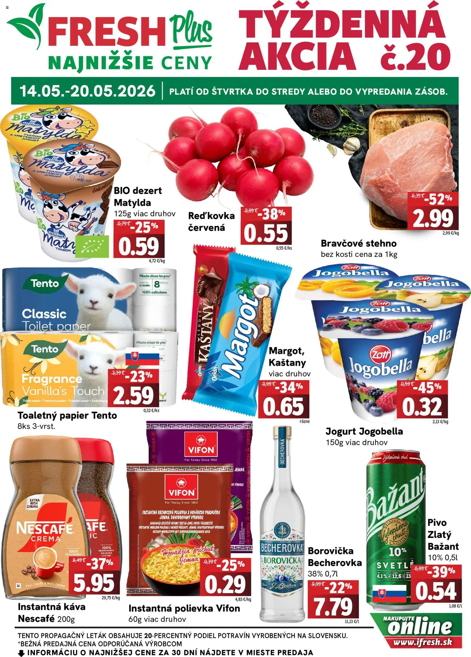 Náhľad Fresh letáku platného od 14.05.2026