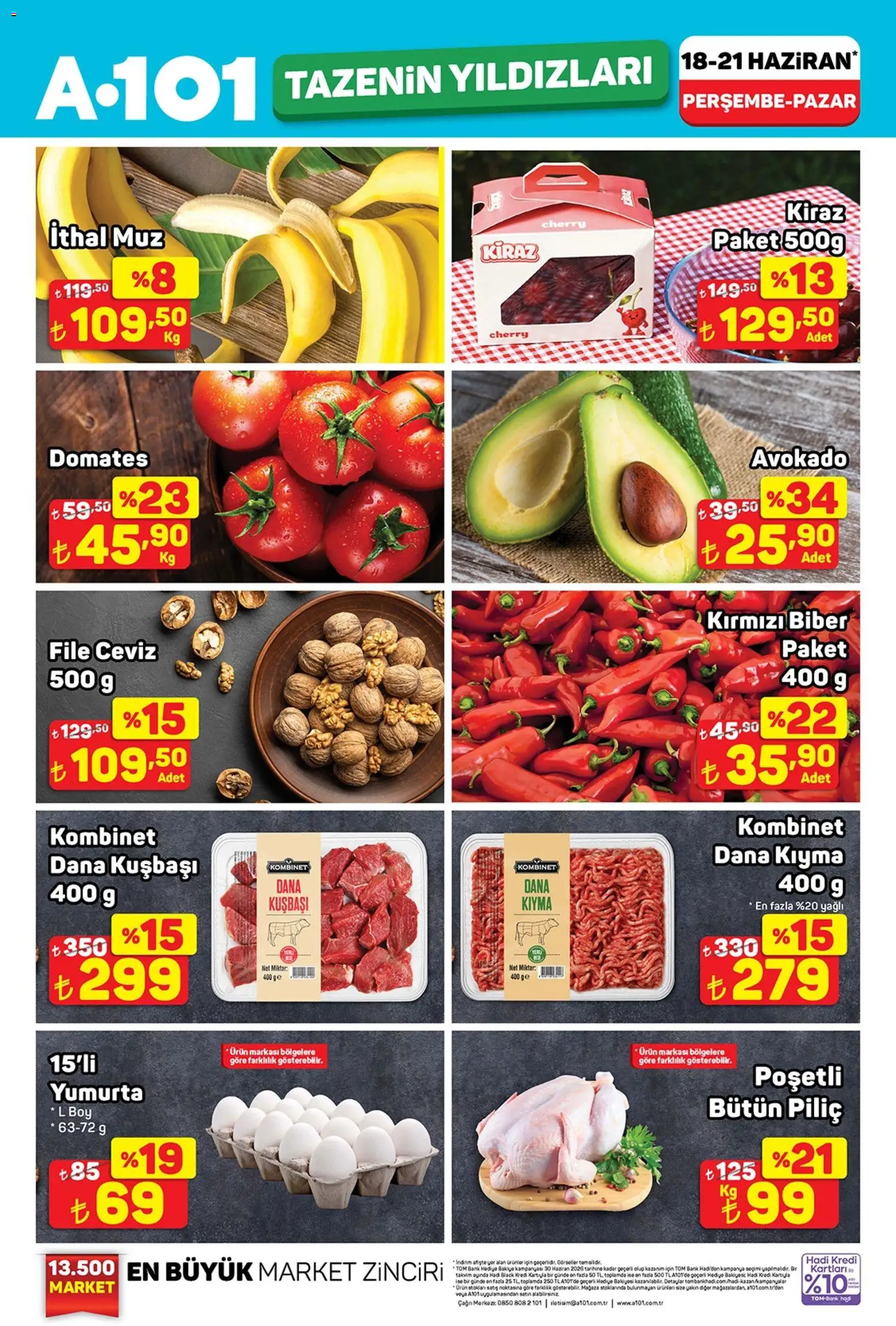 A101 A101 - Tazenin Yıldızları 18.06.2026 - Broşürünün önizlemesi