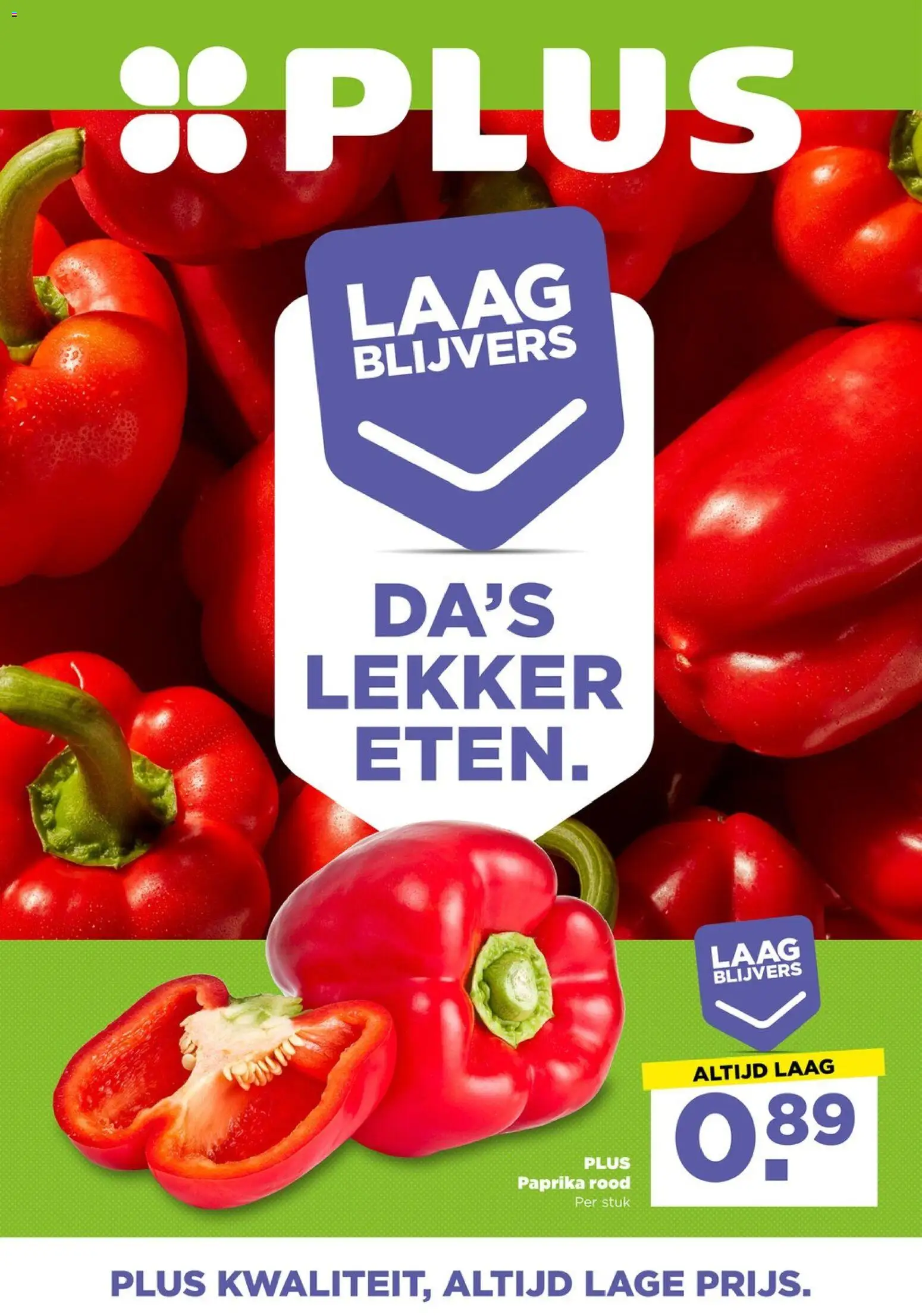 Voorbeeld van Plus folder LAAG van winkel Plus geldig vanaf 23-09-2026 - Paprika
