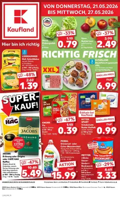 Vorschau von dem Prospekt des Geschäftes Kaufland, gültig ab dem 21.05.2026