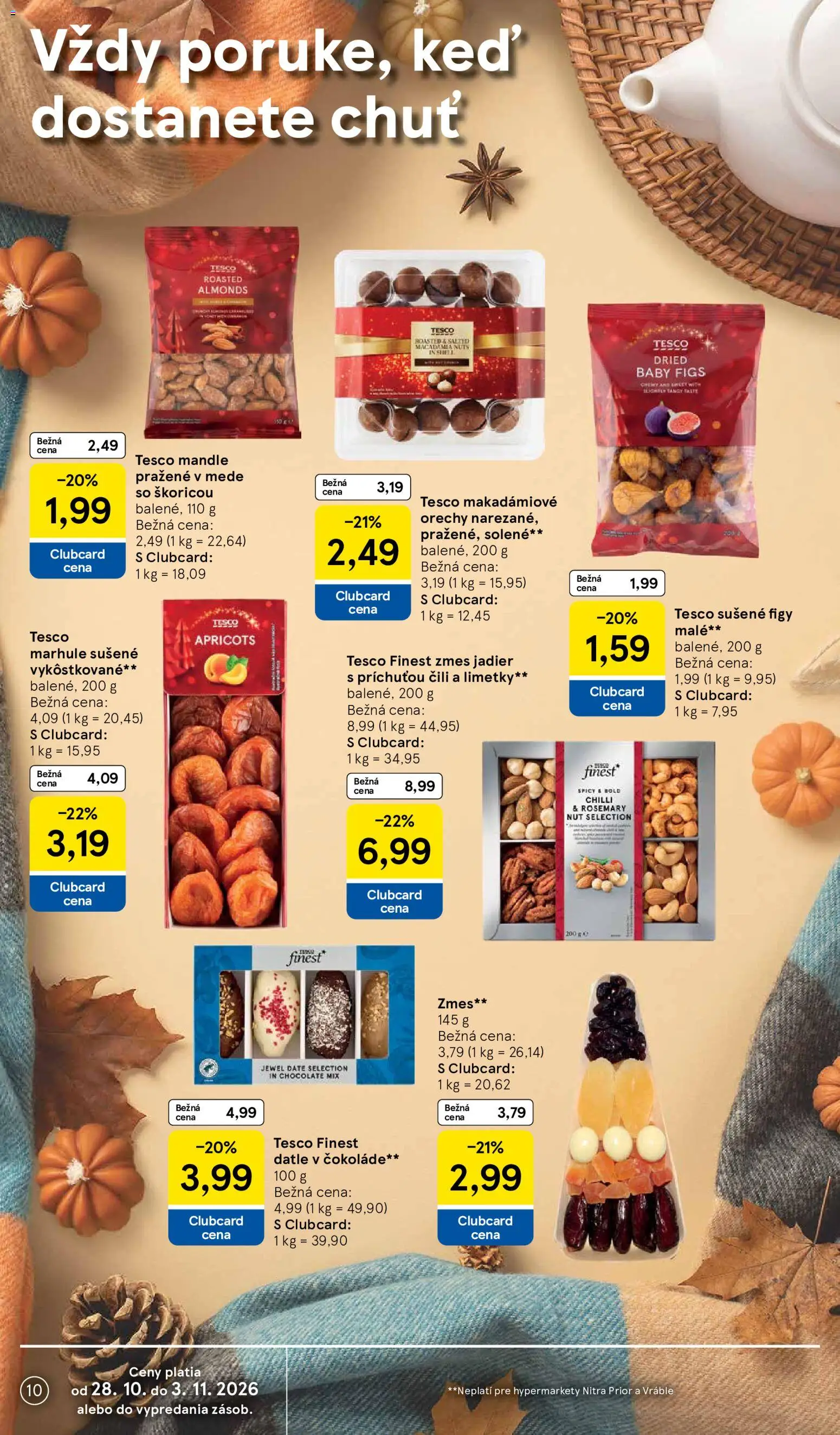 Náhľad Tesco letáku platného od 28.10.2026