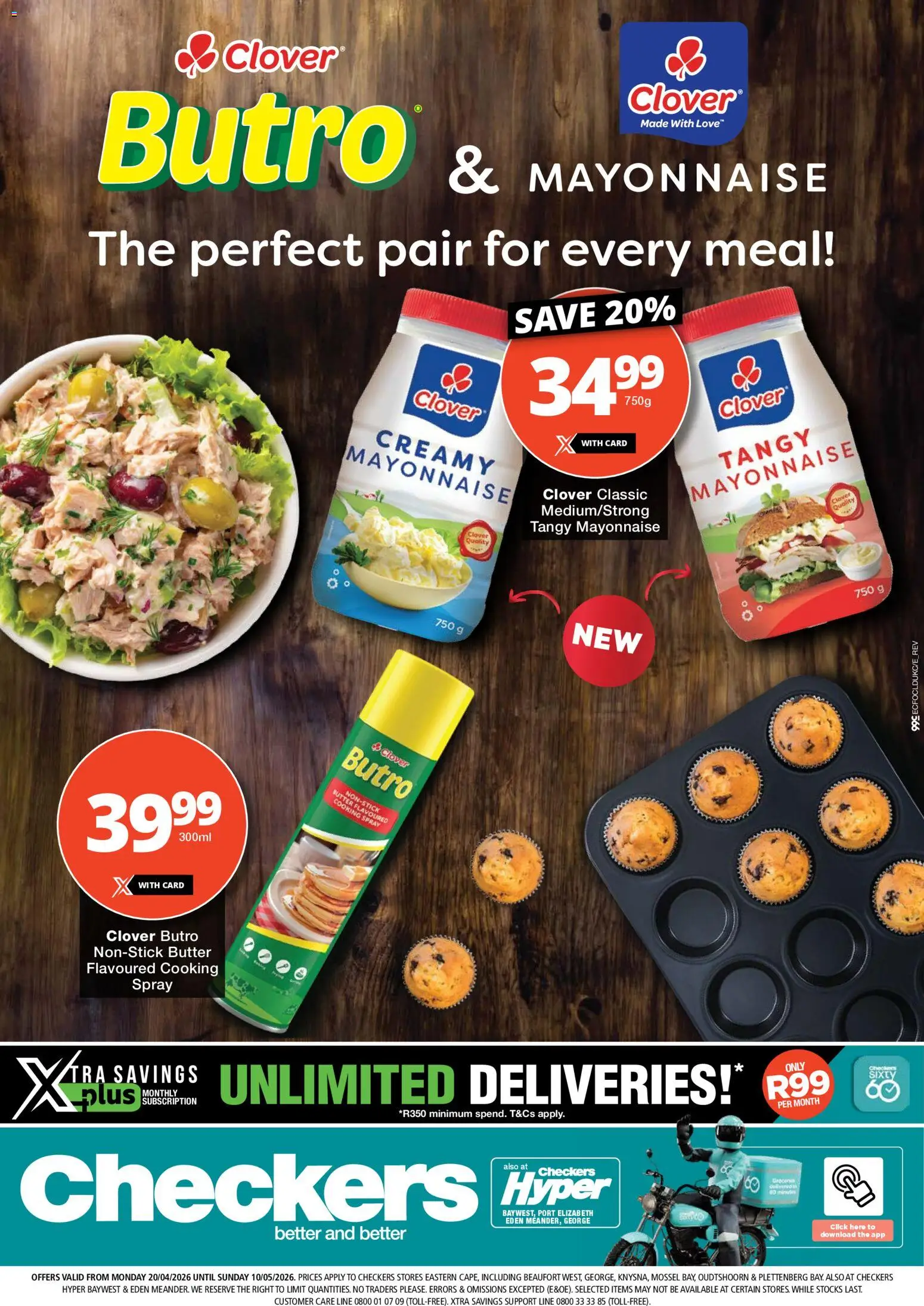 Checkers - Eastern Cape - Clover Promotion 20/04 - 10/05/2026