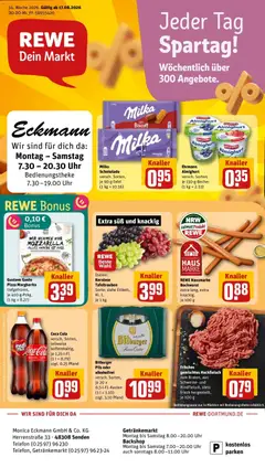 Vorschau von dem Prospekt des Geschäftes Rewe, gültig ab dem 17.08.2026