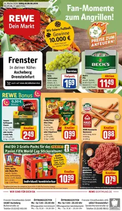 Vorschau von dem Prospekt des Geschäftes Rewe, gültig ab dem 08.06.2026
