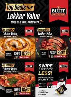 Preview of Bluff Meat Supply flyer valid from 04/05/2026