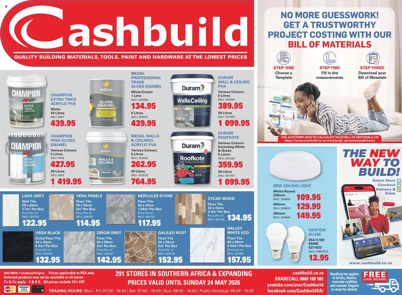 Preview of Cashbuild flyer valid from 27/04/2026 - Paint, Box, Light, Globe, Enamel, Gloss