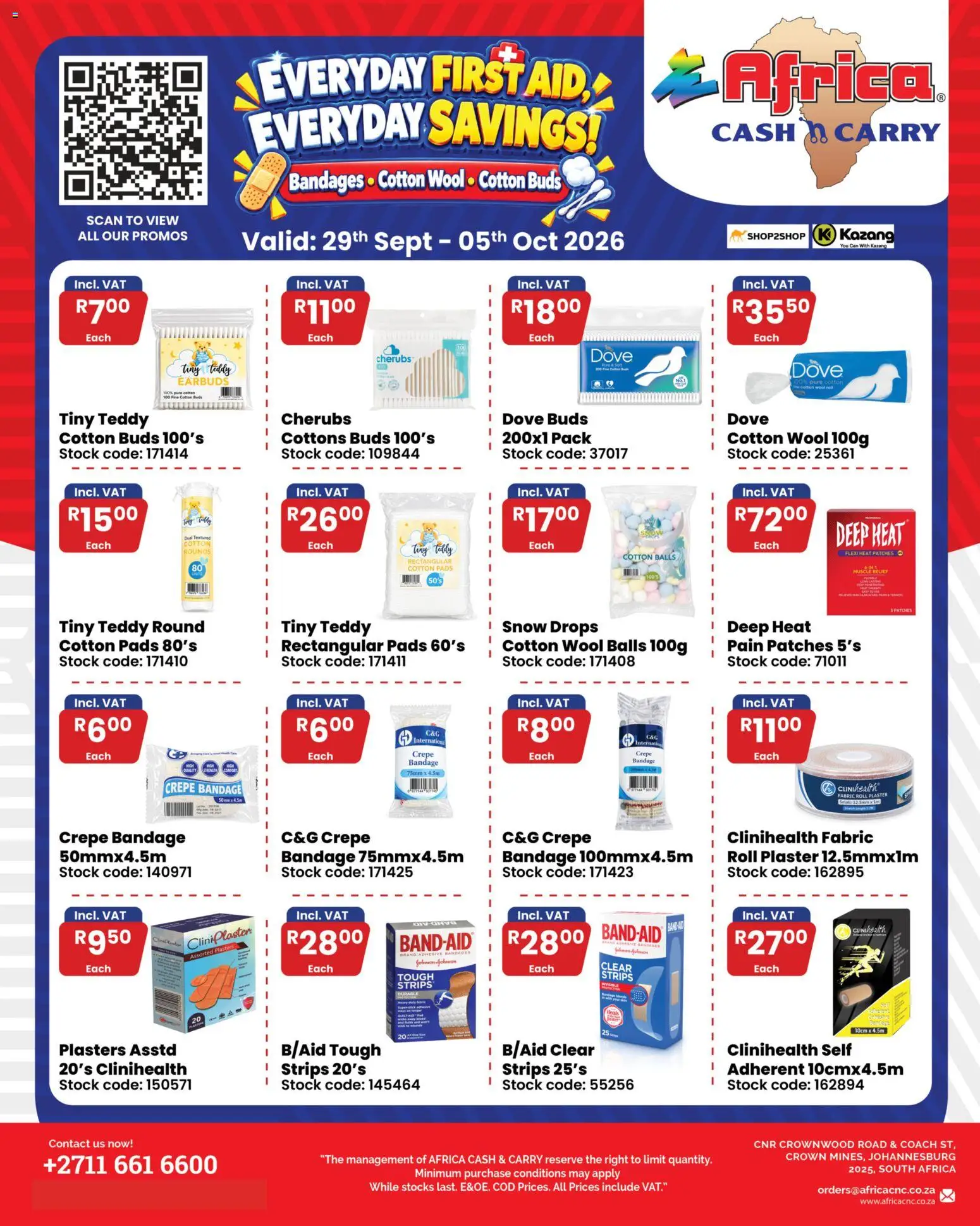Preview of Africa Cash & Carry flyer valid from 29/09/2026