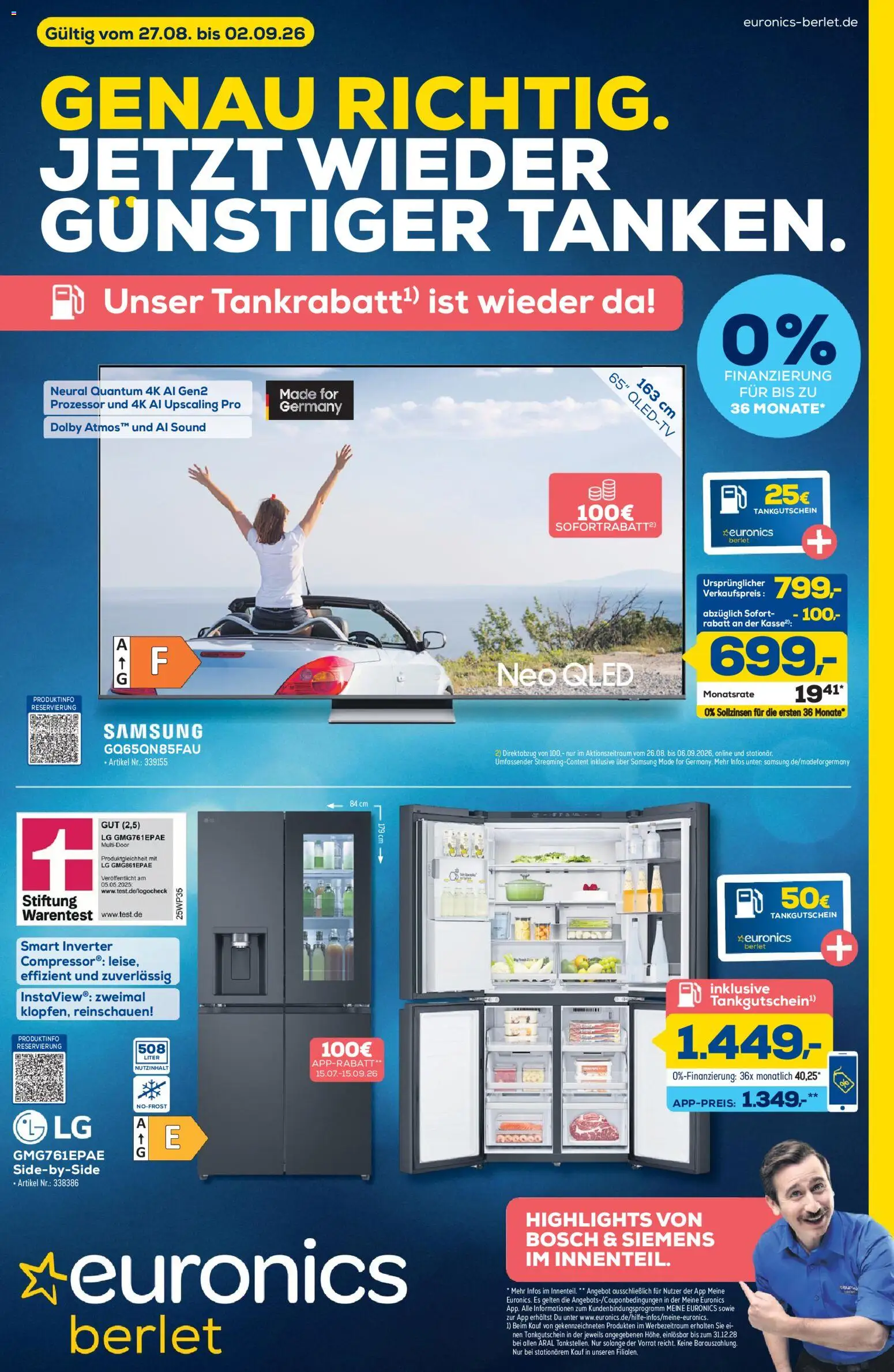 Vorschau von dem Prospekt des Geschäftes Euronics, gültig ab dem 27.08.2026