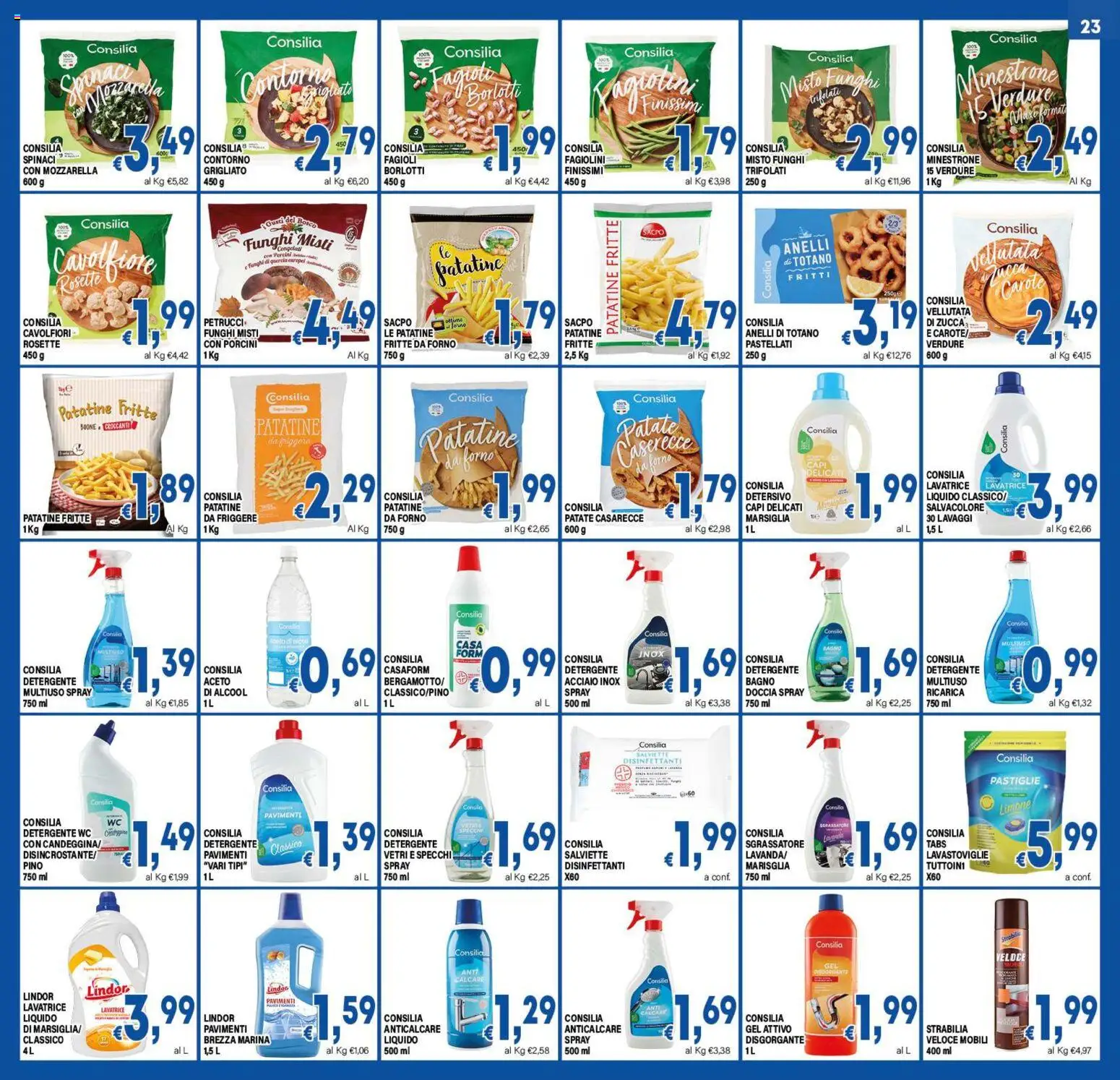 Anteprima dell'opuscolo DEM volantino Carrello Stop Rincari dal negozio DEM valido da 19/10/2026 - Lavatrice, Bagno, Cavolfiore, Patatine, Patatine fritte, Minestrone, Patate, Sgrassatore