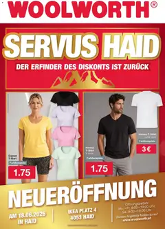 Vorschau der Angebote: Woolworth Woolworth Servus Haid! gültig ab 18.06.2026