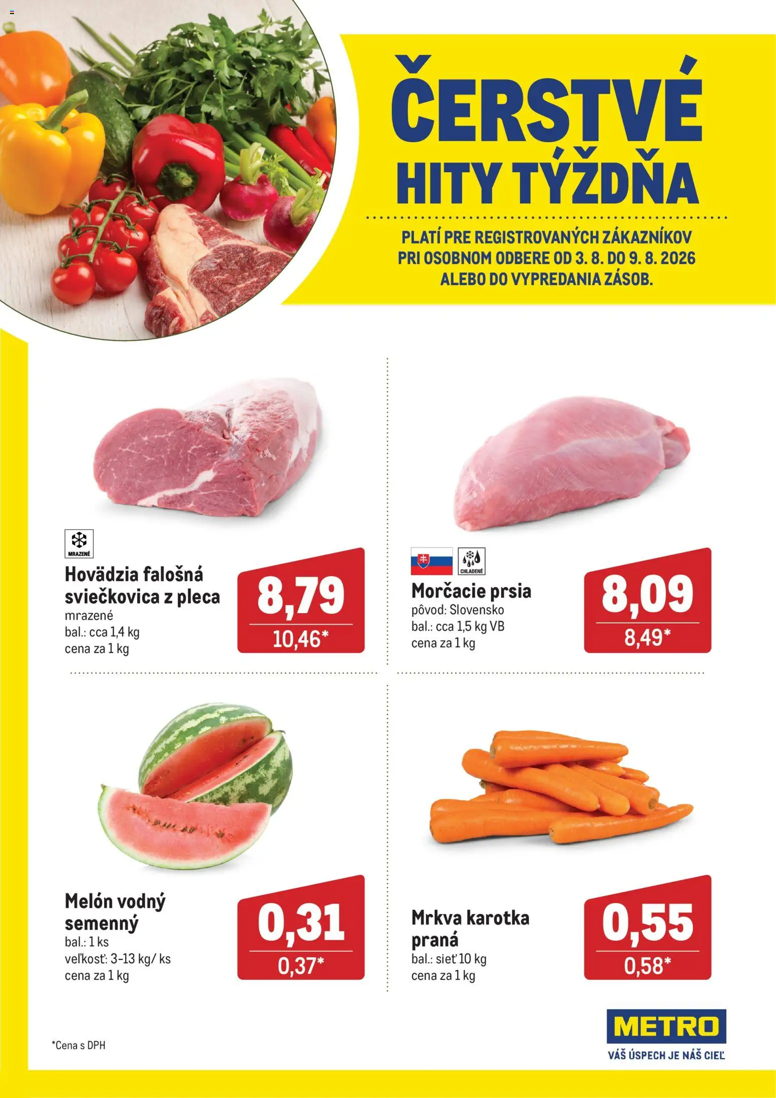 Náhľad Metro letáku platného od 03.08.2026