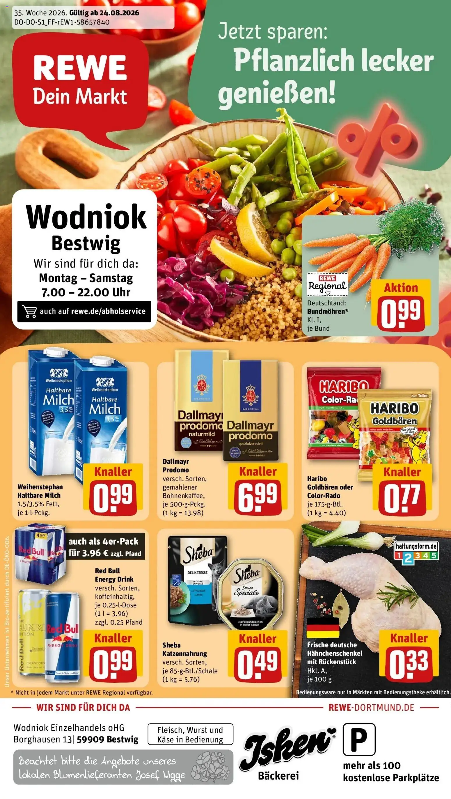 Vorschau von dem Prospekt des Geschäftes Rewe, gültig ab dem 24.08.2026