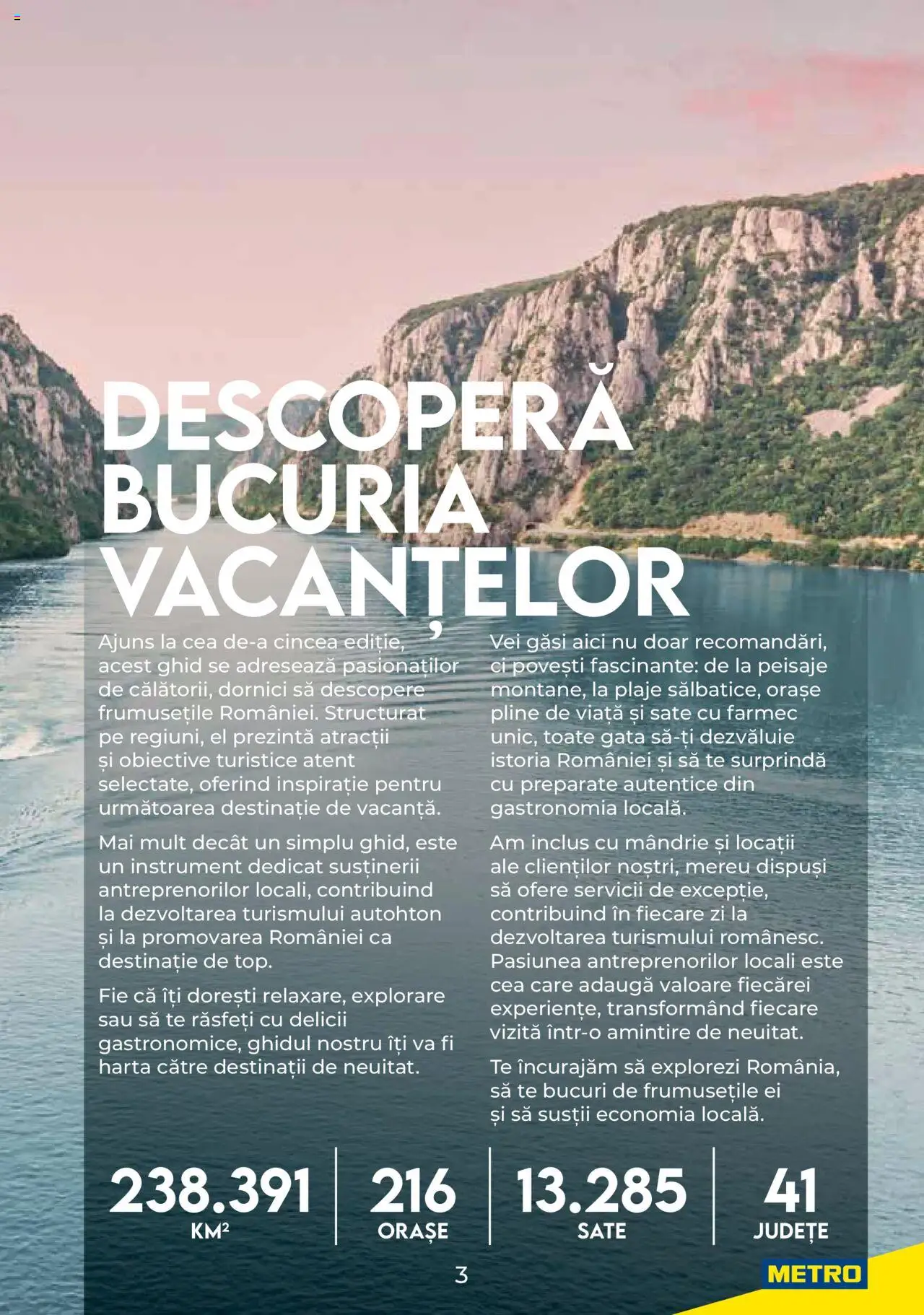 Previzualizarea de cataloage: Metro Catalog - Ghid de călătorie România valabil de la 01.08.2025