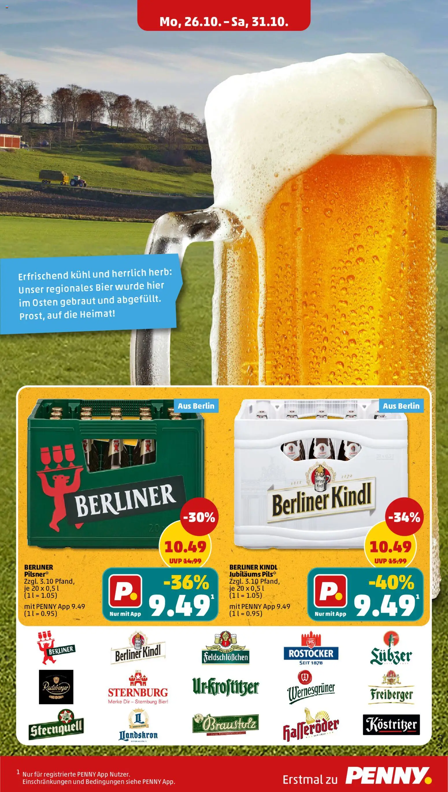 Vorschau von dem Prospekt des Geschäftes Penny, gültig ab dem 26.10.2026