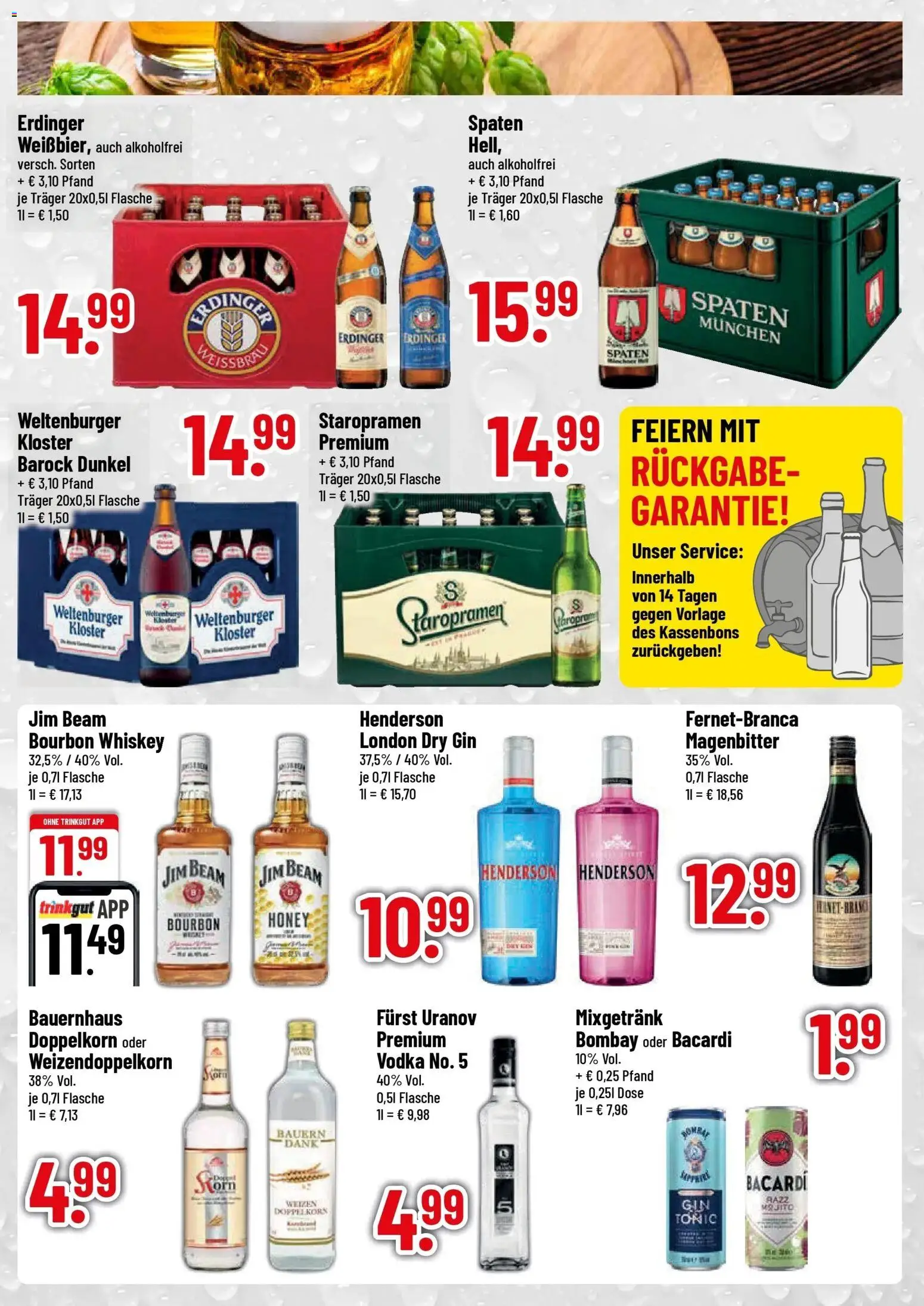 Vorschau von dem Prospekt des Geschäftes Trinkgut, gültig ab dem 19.10.2026
