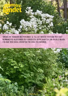 Förhandsgranska reklamblad Blomsterlandet erbjudanden från butik Blomsterlandet gäller från 01/09/2026