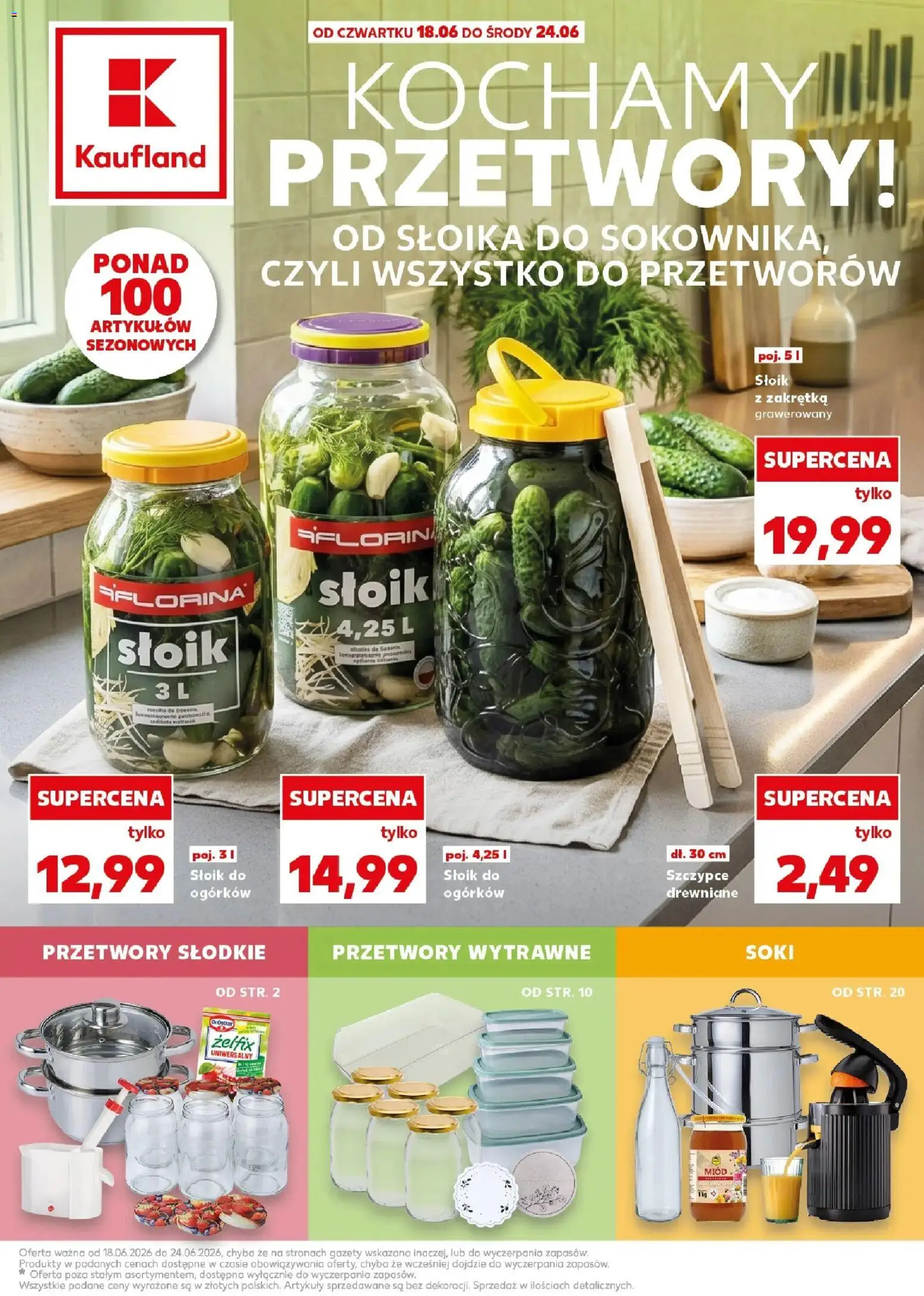 Pogląd gazetki "Kaufland gazetka - Gotowanie" ze sklepu Kaufland ważnej od 18.06.2026