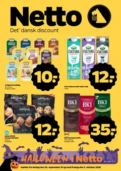 Eksempel på tilbudsavis Netto - Netto uge 40 fra butik Netto gyldig fra 26/09/2026