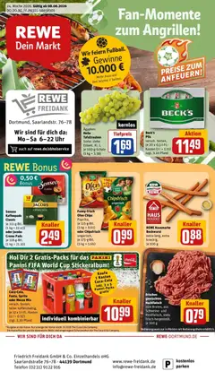 Vorschau von dem Prospekt des Geschäftes Rewe, gültig ab dem 08.06.2026