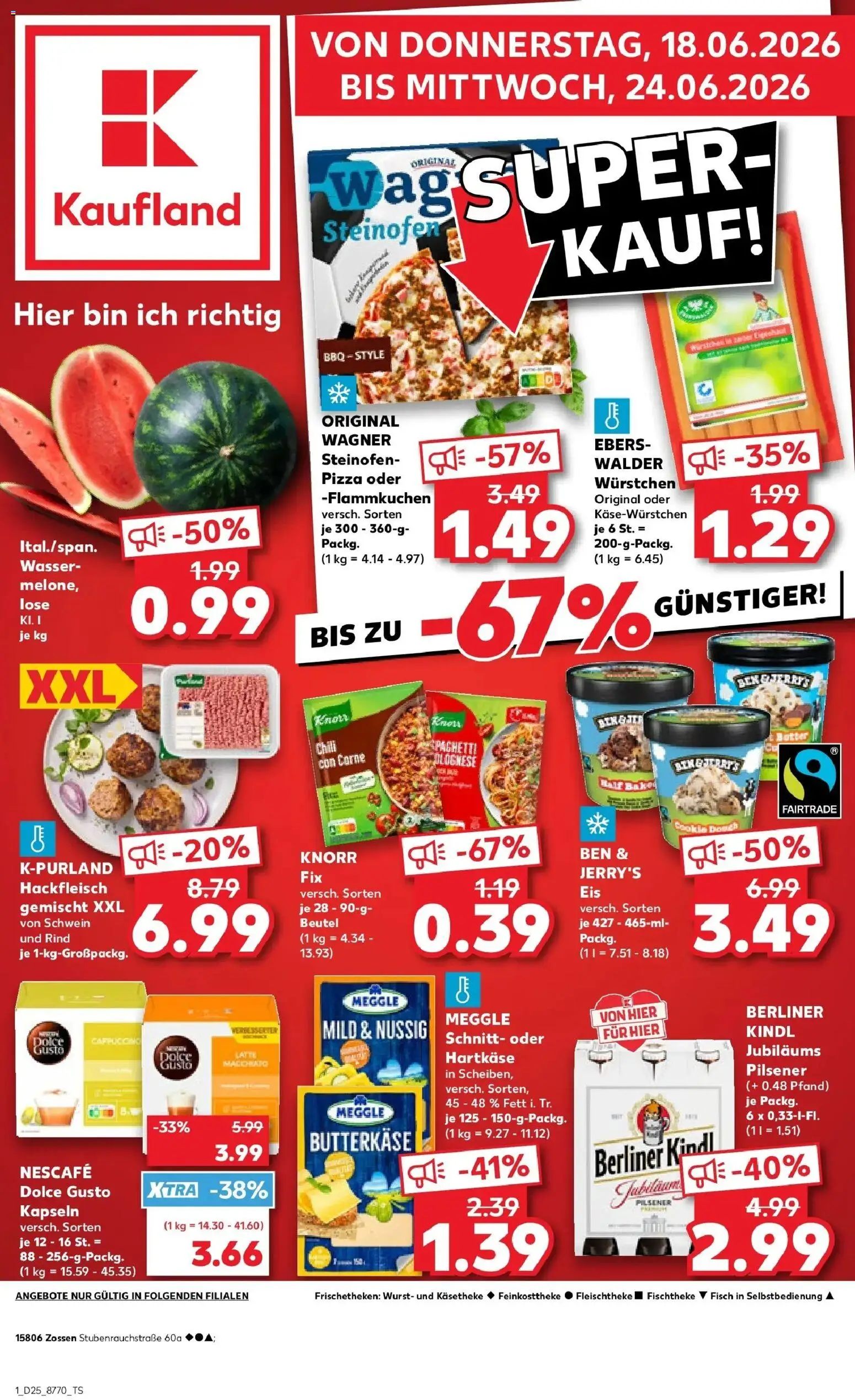 Vorschau von dem Prospekt des Geschäftes Kaufland, gültig ab dem 18.06.2026