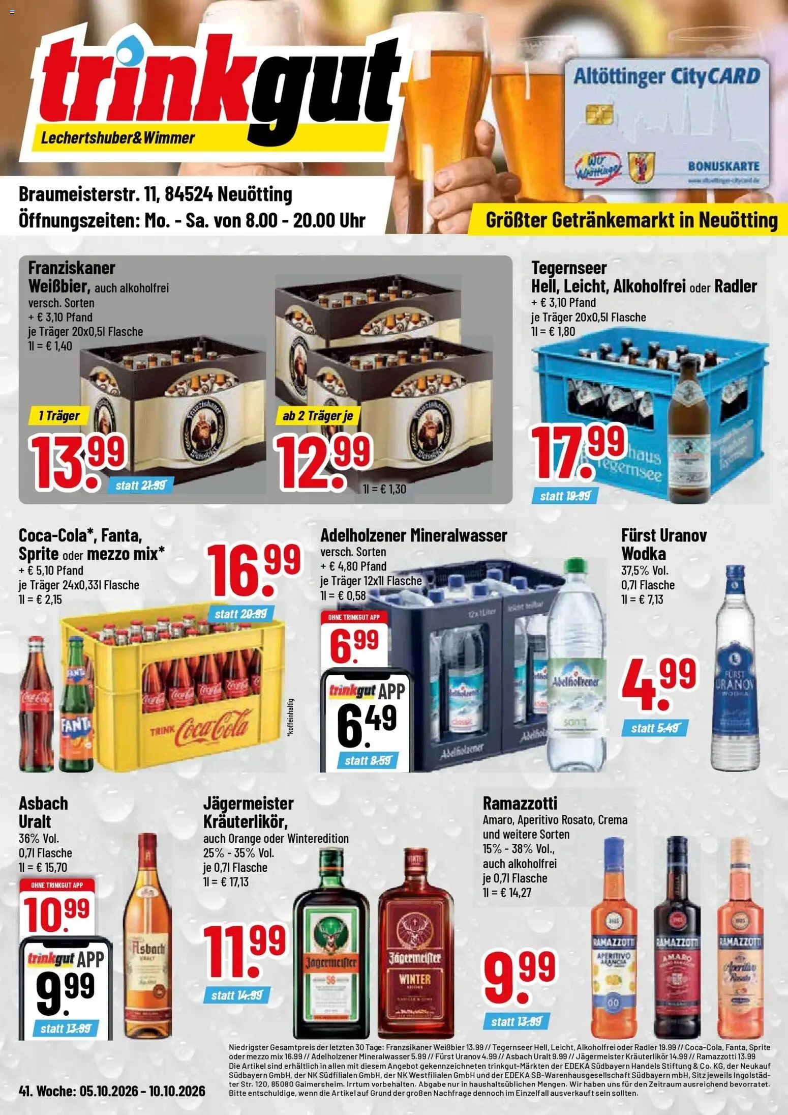 Vorschau von dem Prospekt des Geschäftes Trinkgut, gültig ab dem 05.10.2026