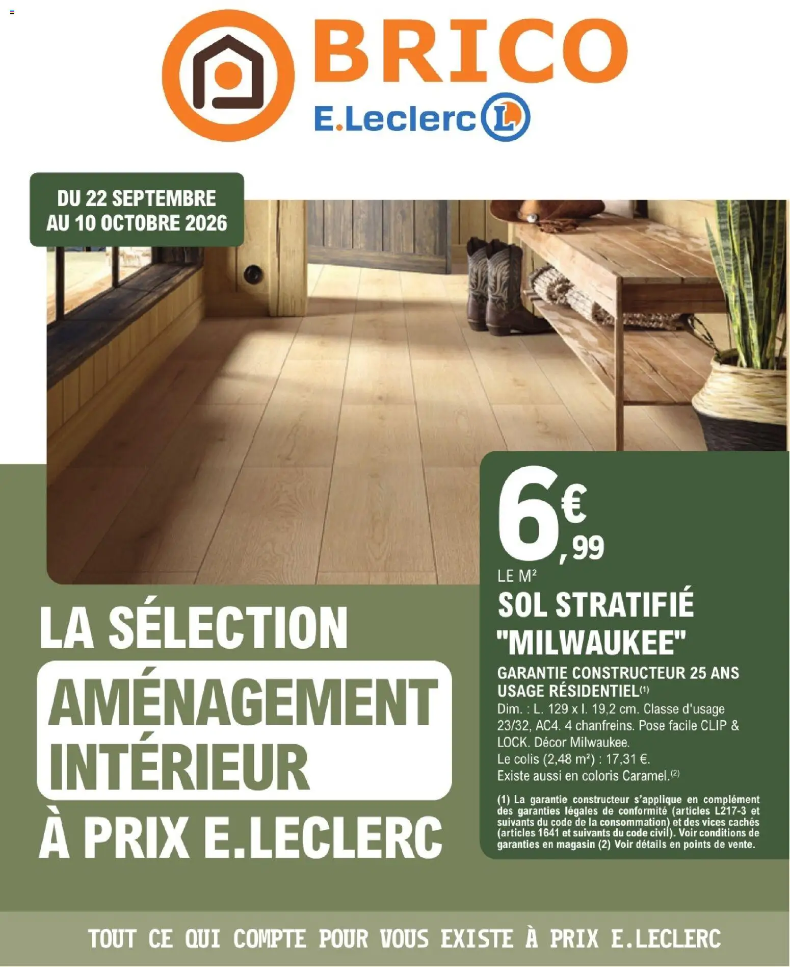 Prévisualisation de Brico E.Leclerc catalogue Trafic du magasin Brico E.Leclerc formulaire valide 22/09/2026