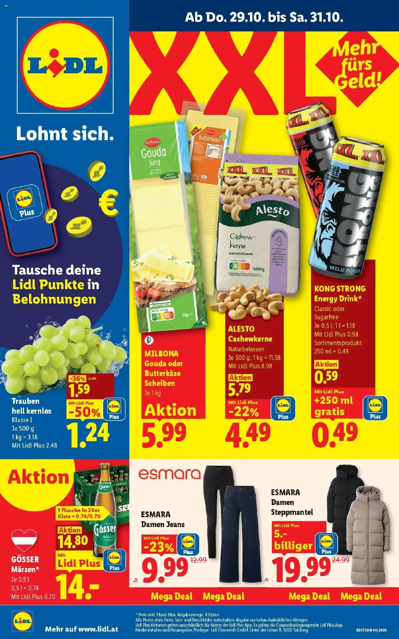 Vorschau der Angebote: Lidl Lidl Flugblatt - Fohnsdorf gültig ab 25.10.2026