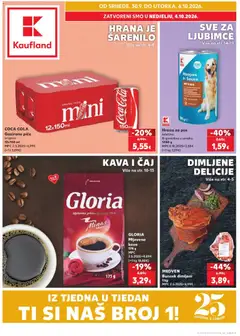 Pregled letka Kaufland Katalog trgovine Kaufland vrijedi od 30.09.2026