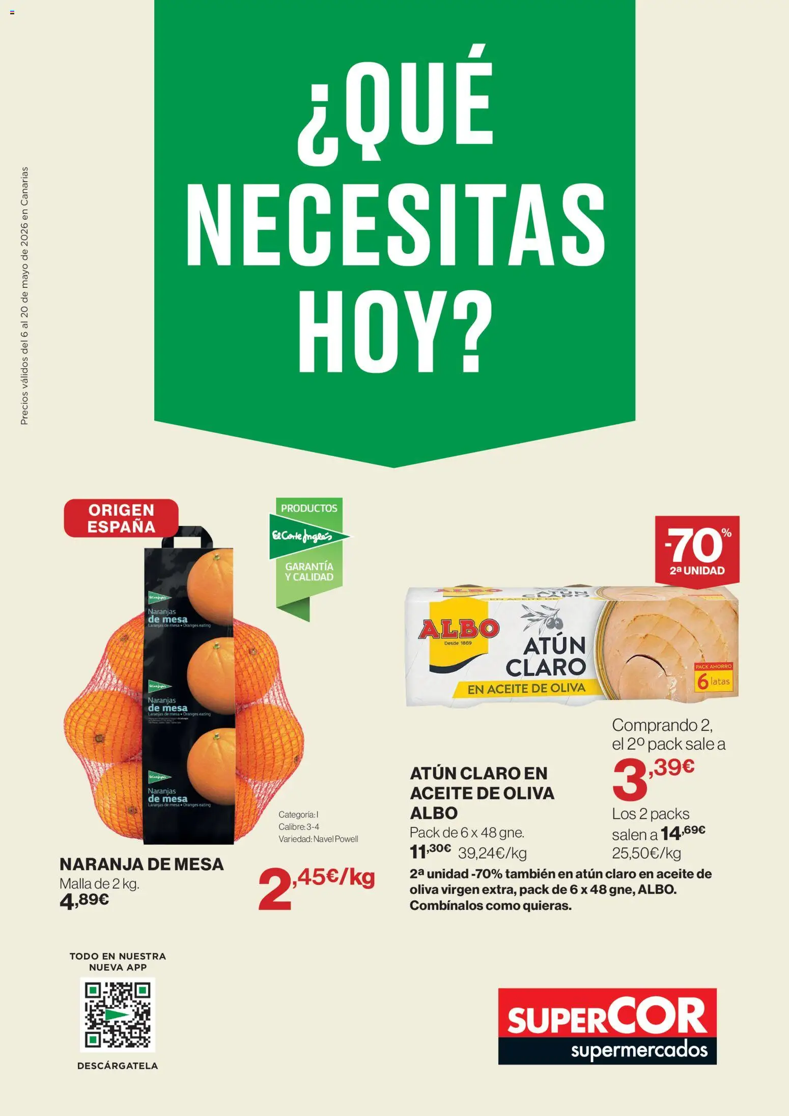Vista previa del folleto de la tienda Supercor válido desde el 06/05/2026 
